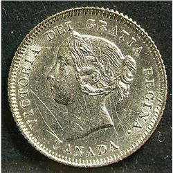 5 Cents 1883H, grade MS-60.