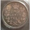 Image 2 : 5 Cents 1892, graded PCGS MS-64 & ICCS MS-64; Obverse 2. Ocre toning with lots of lustre.
