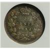 Image 2 : 5 Cents 1896, graded NGC MS-65. Medium light rusty toning.