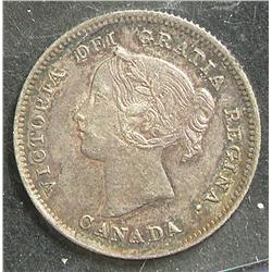 5 Cents 1899, graded ICCS EF-45.