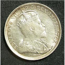 5 Cents 1903H, grade EF/AU; Large H.
