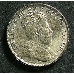 5 Cents 1904, graded ACG MS-61.