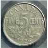 Image 2 : 5 Cents 1926, graded PCGS VF-30, Far ''6''