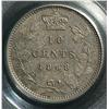 Image 2 : 10 Cents 1858, graded PCGS SP-64; Reeded Edge. Scarce coin.