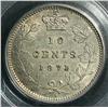 Image 2 : 10 Cents 1871H, graded PCGS MS-62. Very light toning.