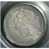 Image 1 : 10 Cents 1875H, graded PCGS MS-63. Nice lustrous coin.