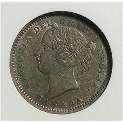10 Cents 1883H, graded NGC EF-40