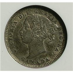 10 Cents 1888, graded NGC AU-55