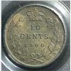 Image 2 : 10 Cents 1900, graded PCGS MS-65. Blue gray medium toning.