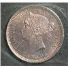 Image 1 : 10 Cents 1901, graded ICCS MS-64. Pink even tone color, simply a perfect 64.