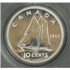 Image 2 : 10 Cents 1949, graded PCGS SP-66