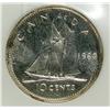 Image 2 : 10 Cents 1960, graded PCI PL-68 Deep Cameo