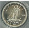 Image 2 : 10 Cents 2000P, graded PCGS MS-67, Superbe Coin