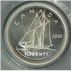 Image 2 : 10 Cents 2000P, graded PCGS MS-67, Superbe Coin