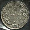 Image 2 : 25 Cents 1909, graded ICCS EF-40