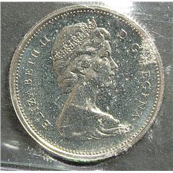 25 Cents 1973, graded ICCS SP-64; Large Bust.