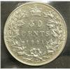 Image 2 : 50 Cents 1881H, graded CCCS EF-40.