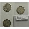 Image 1 : 50 Cents 1902 EF, 1932 VG+, 1934 F. Lot of 3 coins.