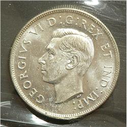 50 Cents 1945, graded, ICCS MS-64.