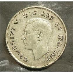 50 Cents 1946, graded CCCS F-15; Break in '6'