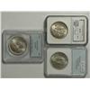 Image 1 : Dollar 1935 graded NGC MS-64, 1936 graded PCGS MS-64, 1937 graded NNC MS-64