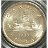 Image 2 : Dollar 1935, graded PCGS MS-65. Unnoted, doubling on  Voyageur & Indian.