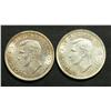 Image 1 : Dollar 1938, grade VF & EF. Lot of 2 coins.