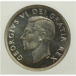 Dollar 1951, graded NGC PL-64. Full Water Lines.