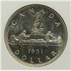 Image 2 : Dollar 1951, graded NGC PL-64. Full Water Lines.