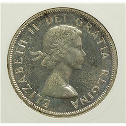 Dollar 1954, graded ANACS MS-67, PL. Full Water Lines, Light Tone.