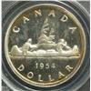 Image 2 : Dollar 1954, graded PCGS PL-67, ICCS PL-66 Cameo, nice coin.