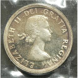 Dollar 1954, graded ICCS PL-64 Heavy Cameo.