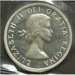 Dollar 1954, graded ICCS PL-65 Cameo.