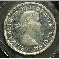 Dollar 1955, graded ICCS PL-64 Cameo.