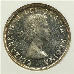 Dollar 1955, graded ANACS MS-63, Arnprior, No Die Break.