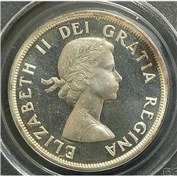 Dollar 1956, graded PCGS PL-67, Full Water Lines.