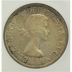 Dollar 1958, graded ANACS MS-63.