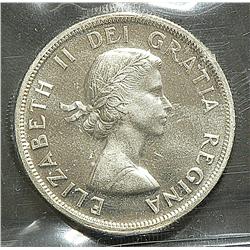 Dollar 1959, graded ICCS PL-66 Heavy Cameo.
