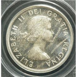Dollar 1959, graded PCGS PL-66.