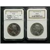 Image 1 : Dollar 1959 graded NGC PL-67 & 1962 graded NGC PL-64. Lot of 2 coins.