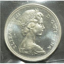 Dollar 1967, graded ICCS MS-64; Diving Goose.