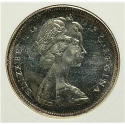 Dollar 1967, graded ANACS MS61 Double Struck, light tone, Very nice coin.