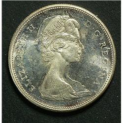Dollar 1967, grade MS-62; Double Struck.