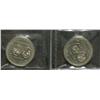 Image 2 : Dollar 1974, graded ICCS MS-63 Double Yoke. Lot of 2 coins