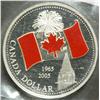 Image 2 : Dollar 2005, graded ICCS PF-67 1965-2005 Flag Enamel - Silver, Ultra Heavy Cameo.