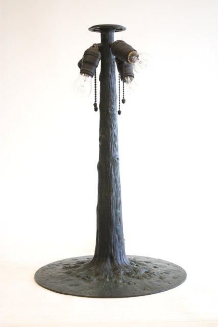 tiffany lamp tree trunk base