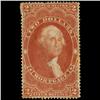 Image 1 : 1860s US Revenue Stamp $2 Mortgage w/ GUM (STM-1493)