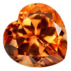 8.02ct Heart Orange Imperial Topaz Appr Est $20k (GEM-27712)