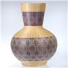 Hand Woven Bamboo Covered Vase (DEC-010)