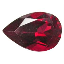 1.60ct Nice Blood Red Topaz Pear Brazil Gem (GEM-16675)
